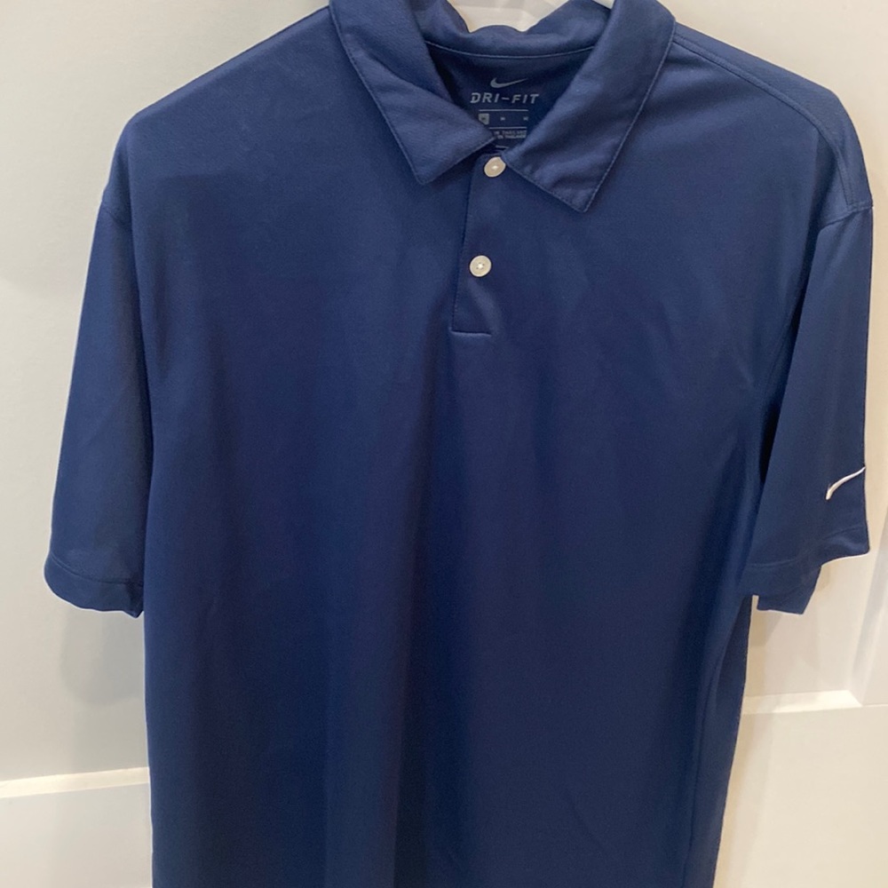 Mens golf polo Nike dri-fit dark blue size M